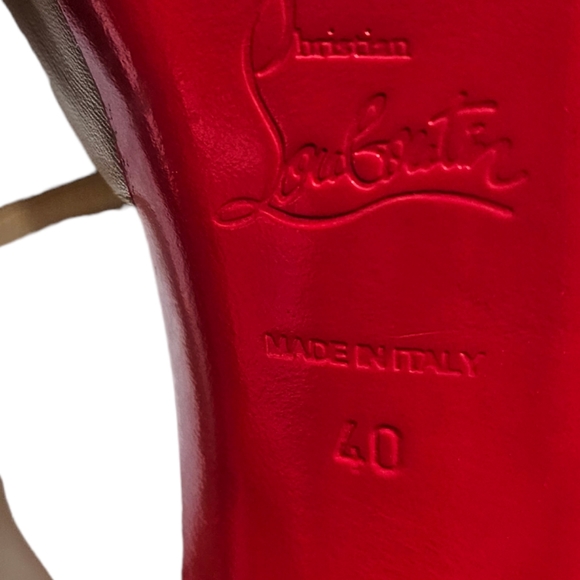 CHRISTIAN LOUBOUTIN HEELS SIZE 40 - Picture 13 of 13